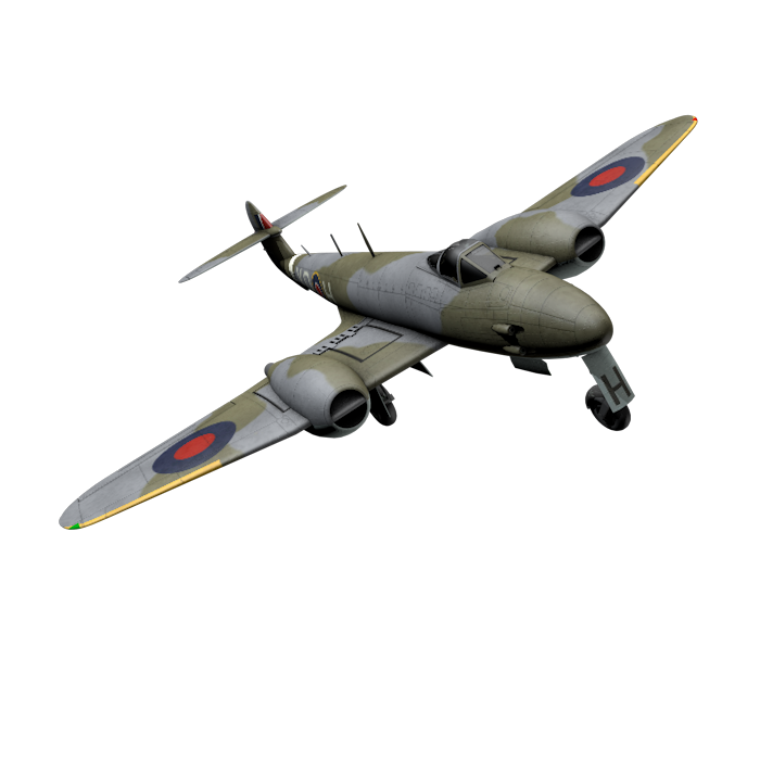 Gloster Meteor - Front view